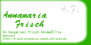 annamaria frisch business card